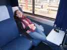 Sabine im Amtrak Train 4 'Southwest Chief' (18. Mai)