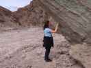Sabine im Golden Canyon im Death Valley National Park aus (22. Mai)