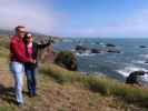 Ich und Sabine am Rock Point im Sonoma Coast State Park (26. Mai)