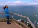 Sabine am Muir Beach Overlook (27. Mai)
