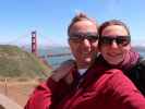 Ich und Sabine am Golden Gate Viewpoint (27. Mai)