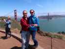 Ich und Sabine am Golden Gate Viewpoint (27. Mai)