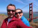 Ich und Sabine am Golden Gate Viewpoint (27. Mai)