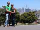 Ich und Sabine am Alamo Square in San Francisco (28. Mai)