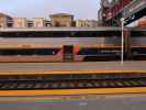 Amtrak Train 'Capitol Corridor' in der Jack London Square Station in Oakland (29. Mai)