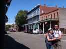 Sabine und ich in Old Sacramento (29. Mai)