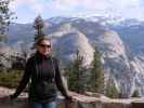 Sabine am Glacier Point im Yosemite National Park (31. Mai)