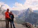 Ich und Sabine am Glacier Point im Yosemite National Park (31. Mai)