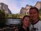 Sabine und ich im Yosemite Valley im Yosemite National Park (31. Mai)
