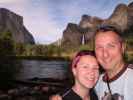 Sabine und ich im Yosemite Valley im Yosemite National Park (31. Mai)