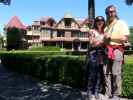 Sabine und ich beim Winchester Mystery House in San Jose (1. Juni)