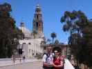 Ich und Sabine am El Prado im Balboa Park in San Diego (8. Juni)
