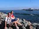 Ich und Sabine am Embarcadero in San Diego (8. Juni)
