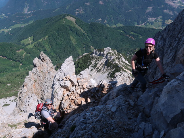 ÖTK-Klettersteig: Thomas und Birgit