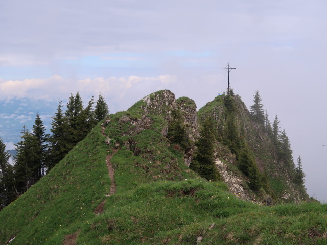 zwischen Vorgipfel und Hauptgipfel des Hochgerach (23. Juni)
