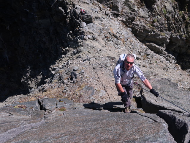 Erich in der Prijaktscharte, 2.999 m (29. Juni)