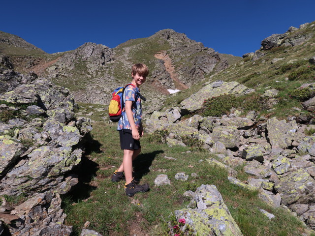 Moritz zwischen Brunnalm und Zarschartl