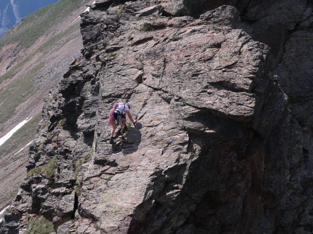 Josef zwischen Unterer Zarspitze und Oberer Ochsenalmsee