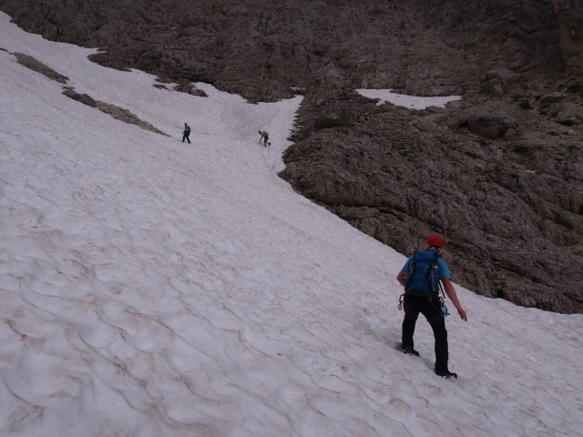Ursa, Philipp und Werner zwischen Paracarro und Rifugio Fratelli Fonda Savio
