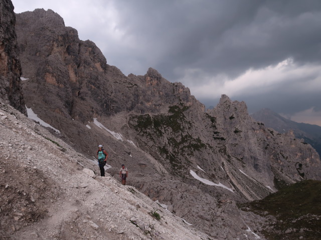 Ursa und Erich zwischen Paracarro und Rifugio Fratelli Fonda Savio