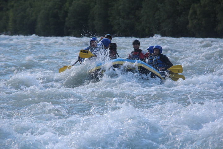 Ursa, Erich, ich, Moritz, Evelyn und Philipp