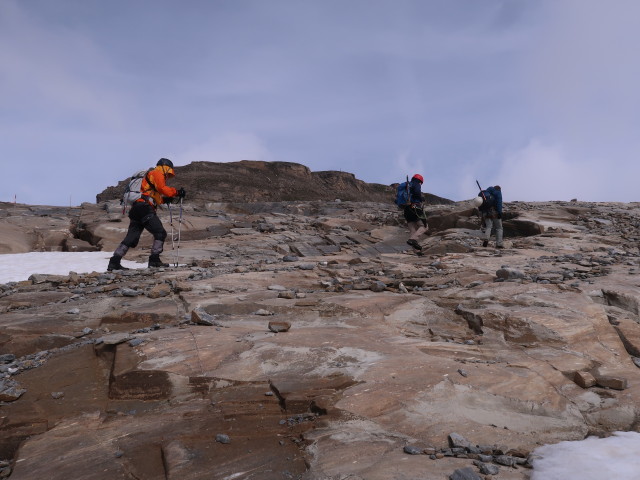 Erich, Werner und Philipp am Südlichen Bockkarkees