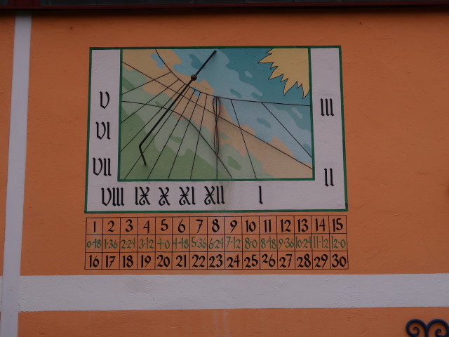 Sonnenuhren-Ausstellung Jindra in Weiten (13. Juli)