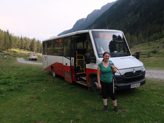 Sabine auf den Vorderen Göriachalmen, 1.422 m (26. Juli)