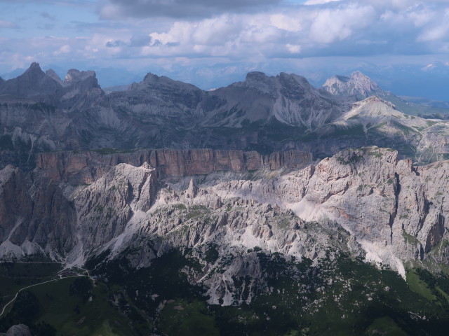 vom Piz Pisciadù Richtung Nordwesten (3. Aug.)