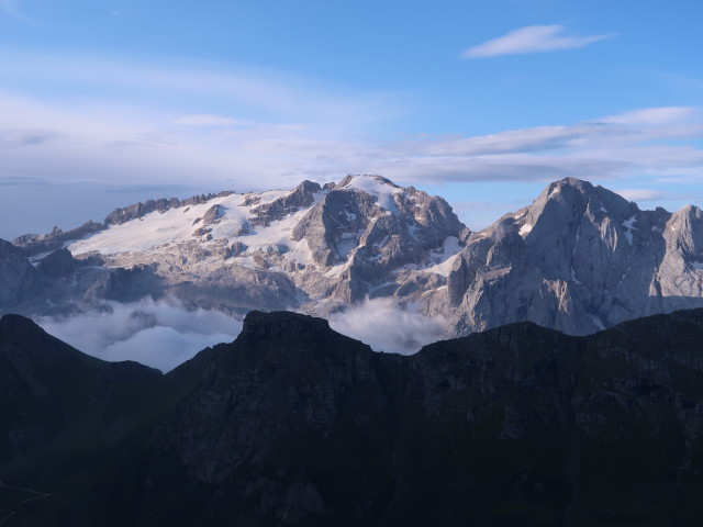 Marmolada von der Via Ferrata Cesare Piazzetta aus (5. Aug.)