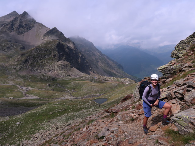 Ursula am Weg 15a zwischen Traminscharte und Tagewaldhorn (10. Aug.)