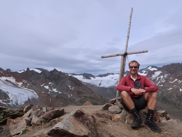 Ich auf der Hinteren Guslarspitze, 3.147 m (17. Aug.)
