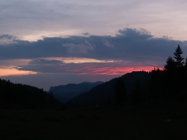 Niederhüttenalm, 1.684 m (24. Aug.)
