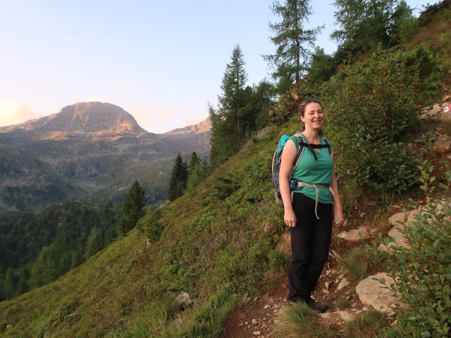 Sabine zwischen Duisitzkar und Murspitzenscharte (31. Aug.)