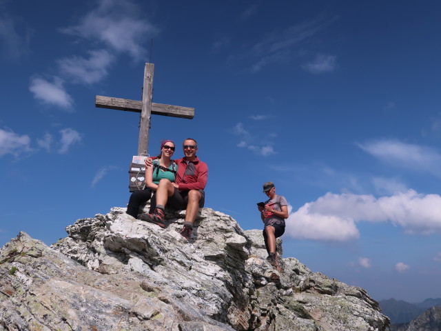 Sabine und ich auf der Steirischen Kalkspitze, 2.459 m (31. Aug.)
