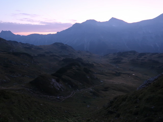 zwischen Oberhüttensattel und Seekarscharte (1. Sep.)