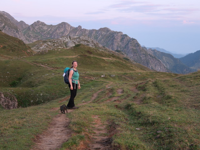 Sabine zwischen Oberhüttensattel und Seekarscharte (1. Sep.)