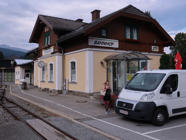 Bahnhof Tamsweg, 1.019 m (1. Sep.)