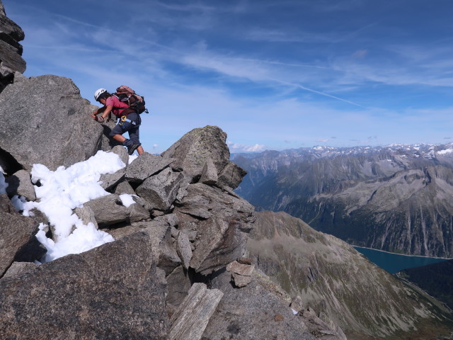 Gudrun zwischen Stampflkees und Schrammacher (14. Sept.)