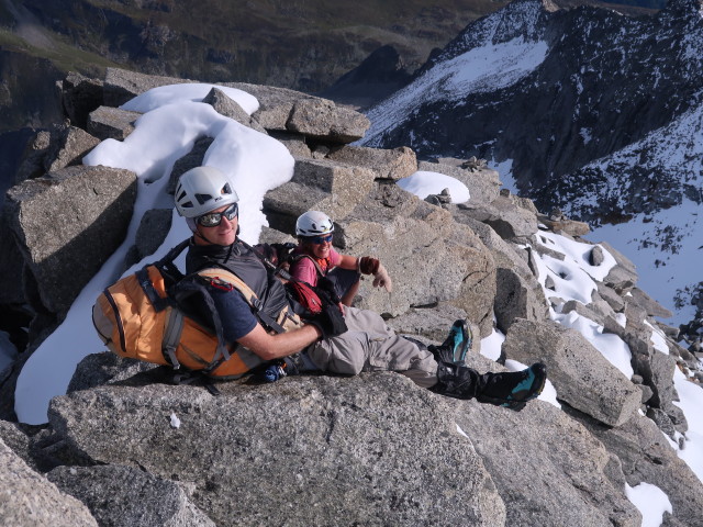 Christoph und Gudrun zwischen Schrammacher und Stampflkees (14. Sept.)