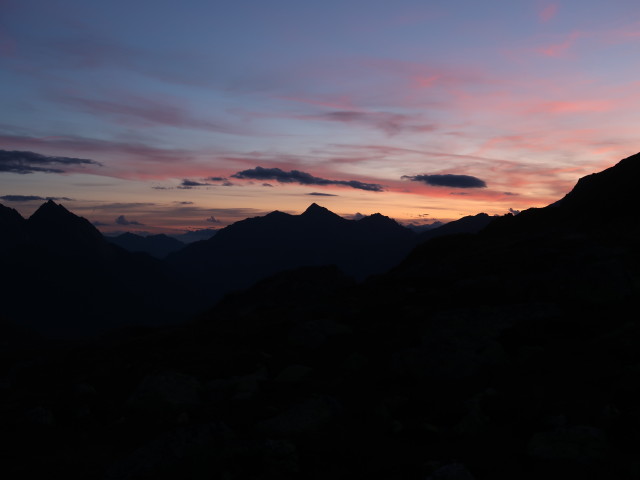 vom Pfitscher Joch Richtung Südwesten (14. Sept.)