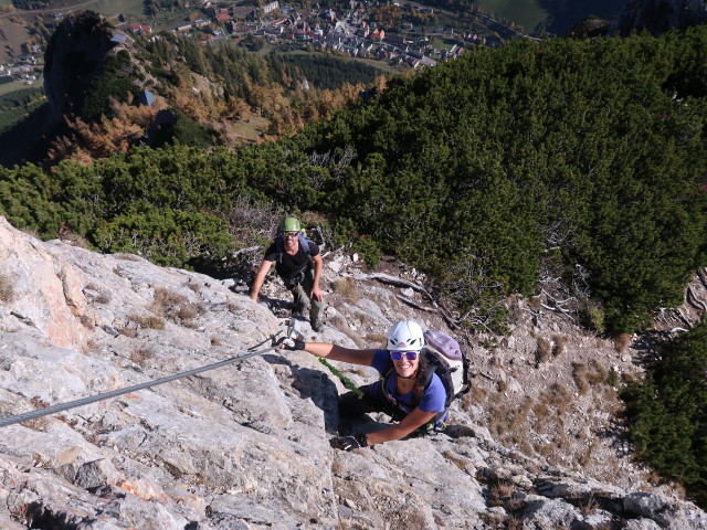 Grete-Klinger-Klettersteig: Florian und Ursula