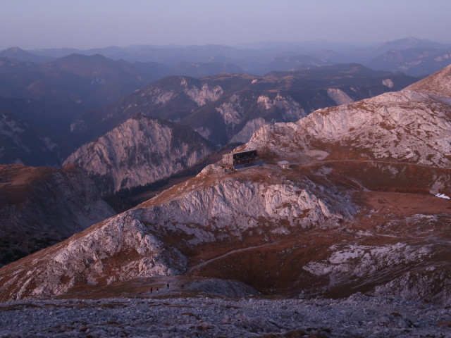 Schiestlhaus, 2.153 m (26. Okt.)