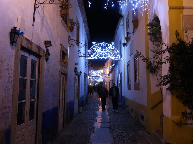 Rua Direita in Óbidos (16. Nov.)