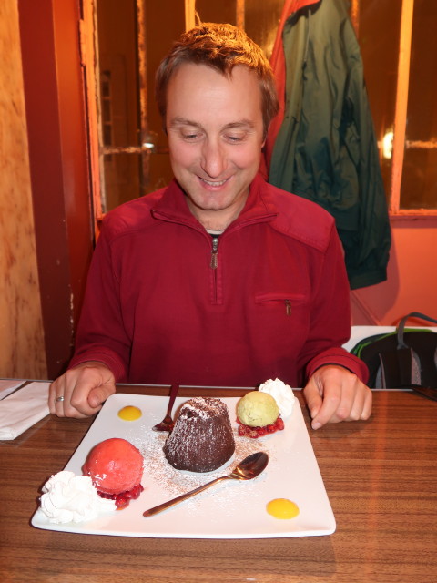 Ich im Restaurant Agulha no Palheiro in Lisboa (21. Nov.)