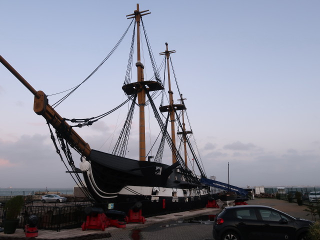 Fragata D. Fernando II e Glória in Almada (22. Nov.)