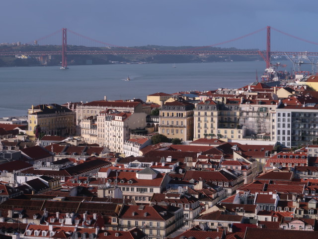 Lisboa vom Castelo de Sao Jorge aus (23. Nov.)