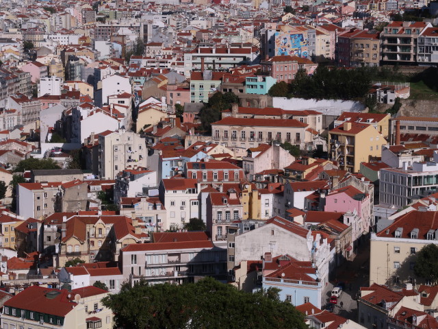 Lisboa vom Castelo de Sao Jorge aus (23. Nov.)