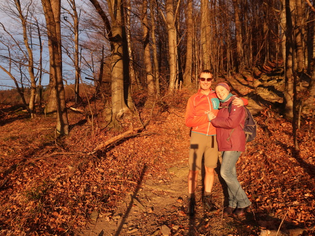 Ich und Sabine in der Steinwandleiten