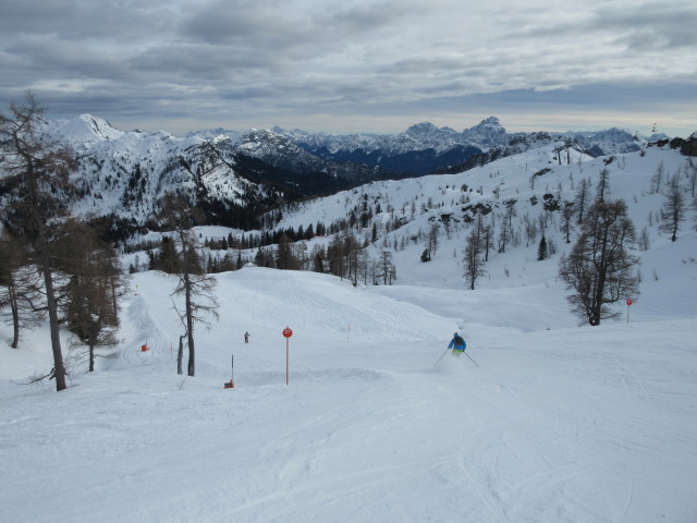 Thomas auf der Dreierliftabfahrt